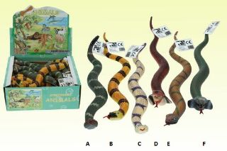 Obrázek z Had gumový 38cm, 6asst. (18) 